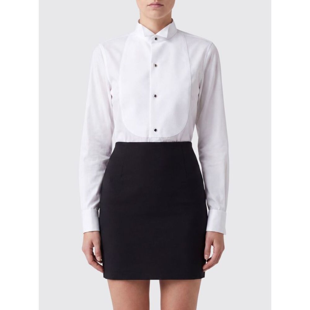 Maison Margiela Women Maison Margiela Cotton Poplin Shirt With Wing Collar